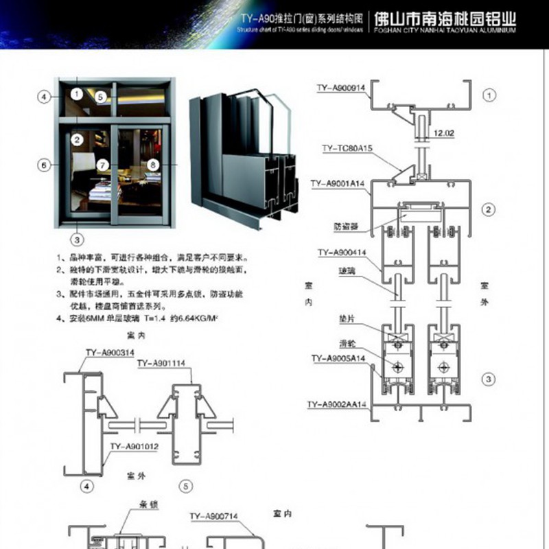 推拉窗系列