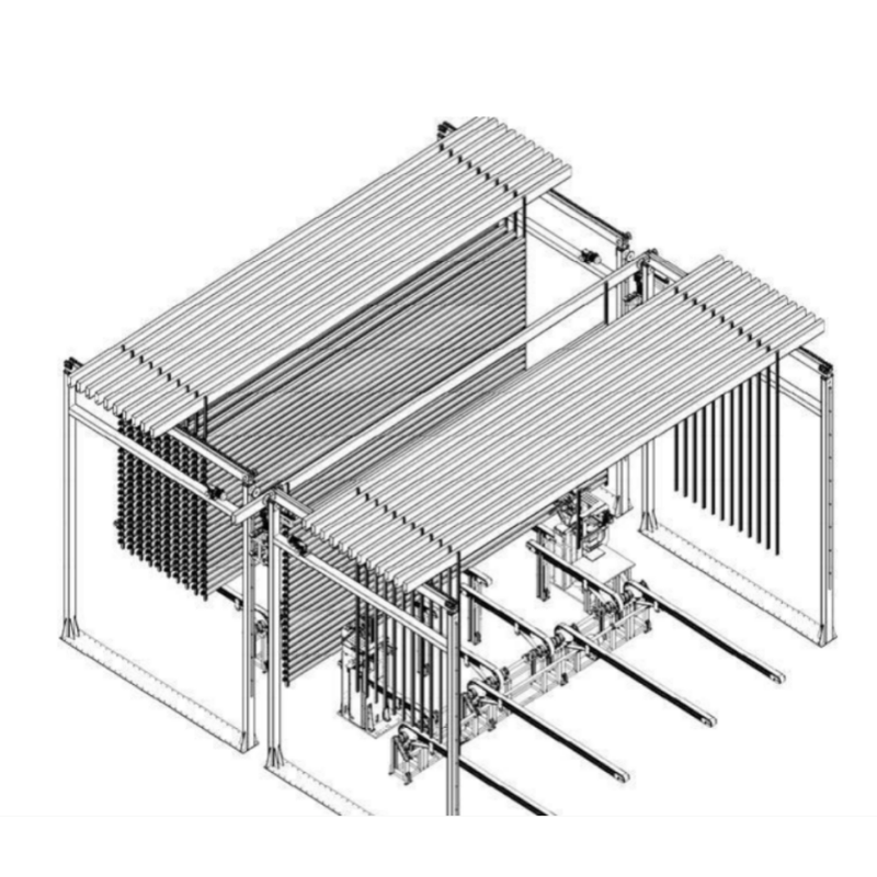 鋁型材臥式自動上下排系統